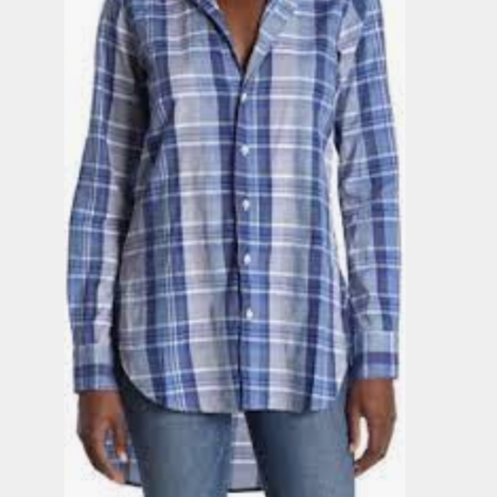 Frank & Eileen Plaid Print "Grayson" shirt —Like brand new condition!